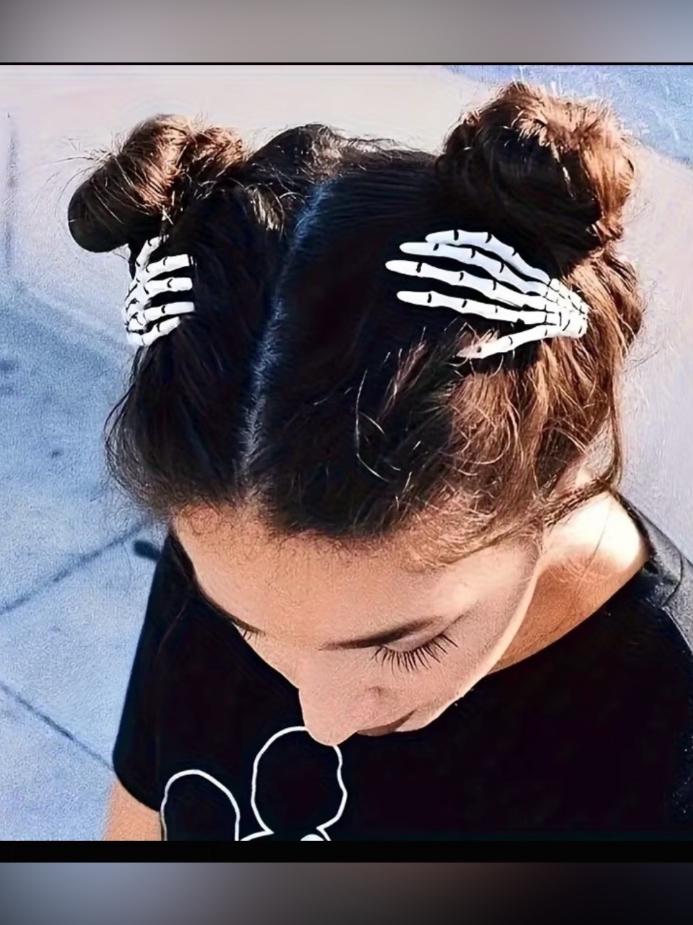 Set of skeleton 💀 hands hair clips